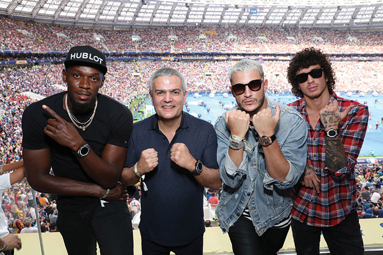 Hublot watches at the World Cup 