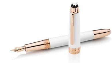 Montblanc white Meisterstück pen